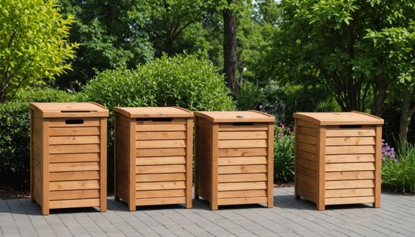 Poubelles en bois : élégance et diversité pour votre intérieur